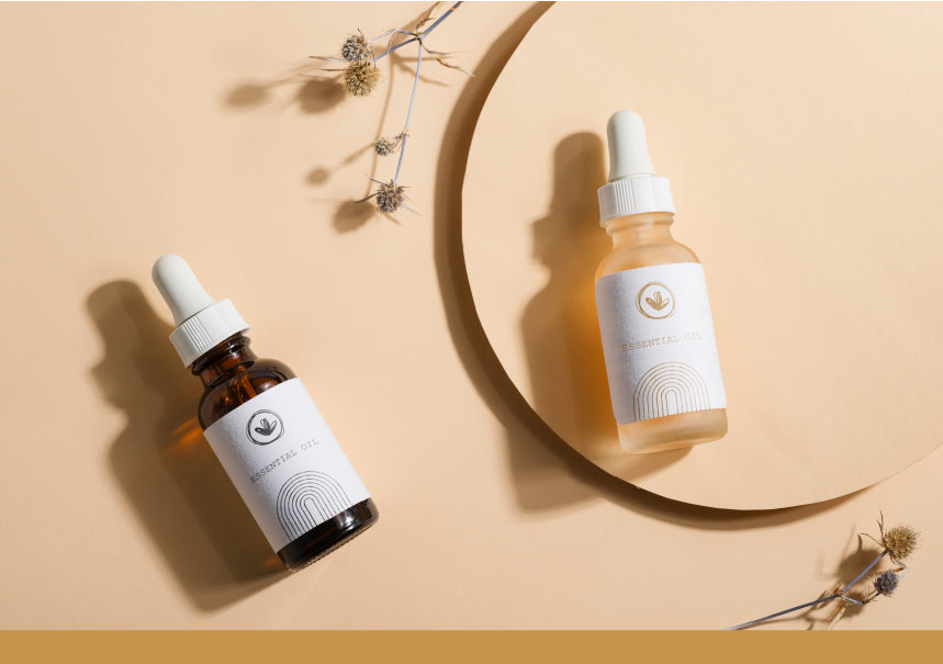 Essential Oils Photo Mockup