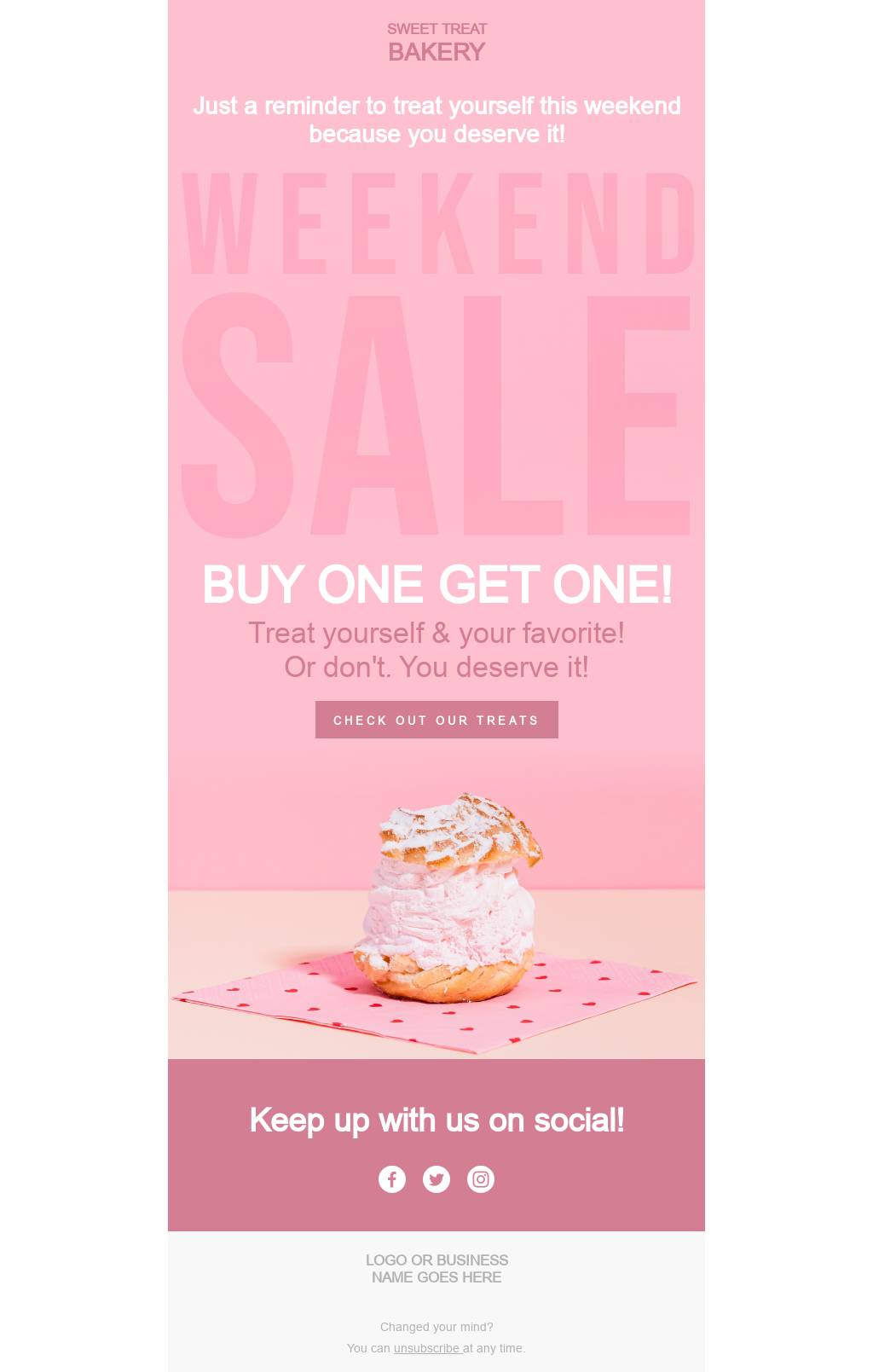 Treat Yourself - Weekend Sale