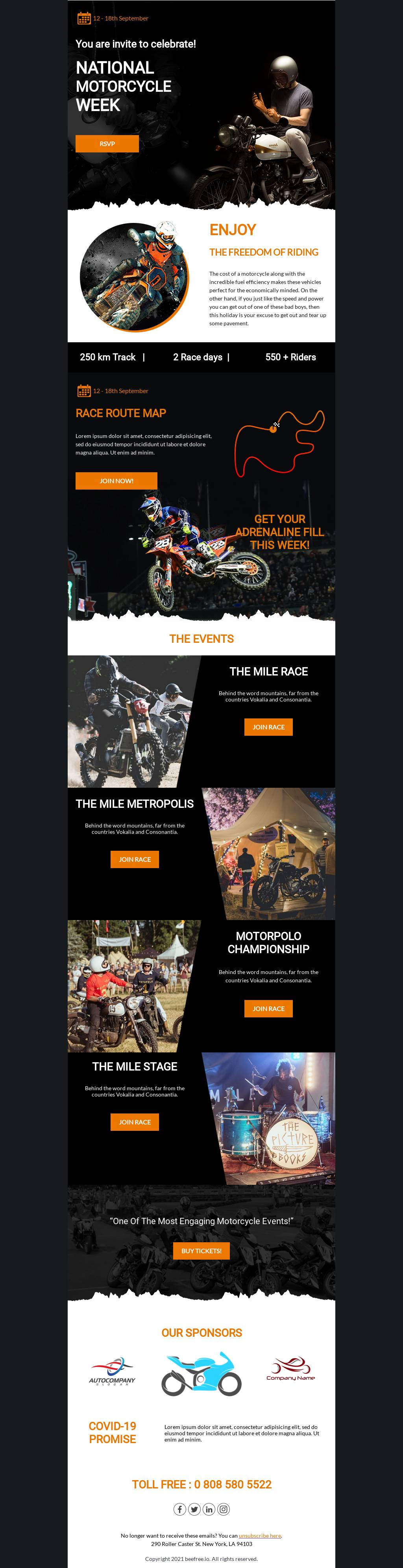 National Motorcycle Week Time