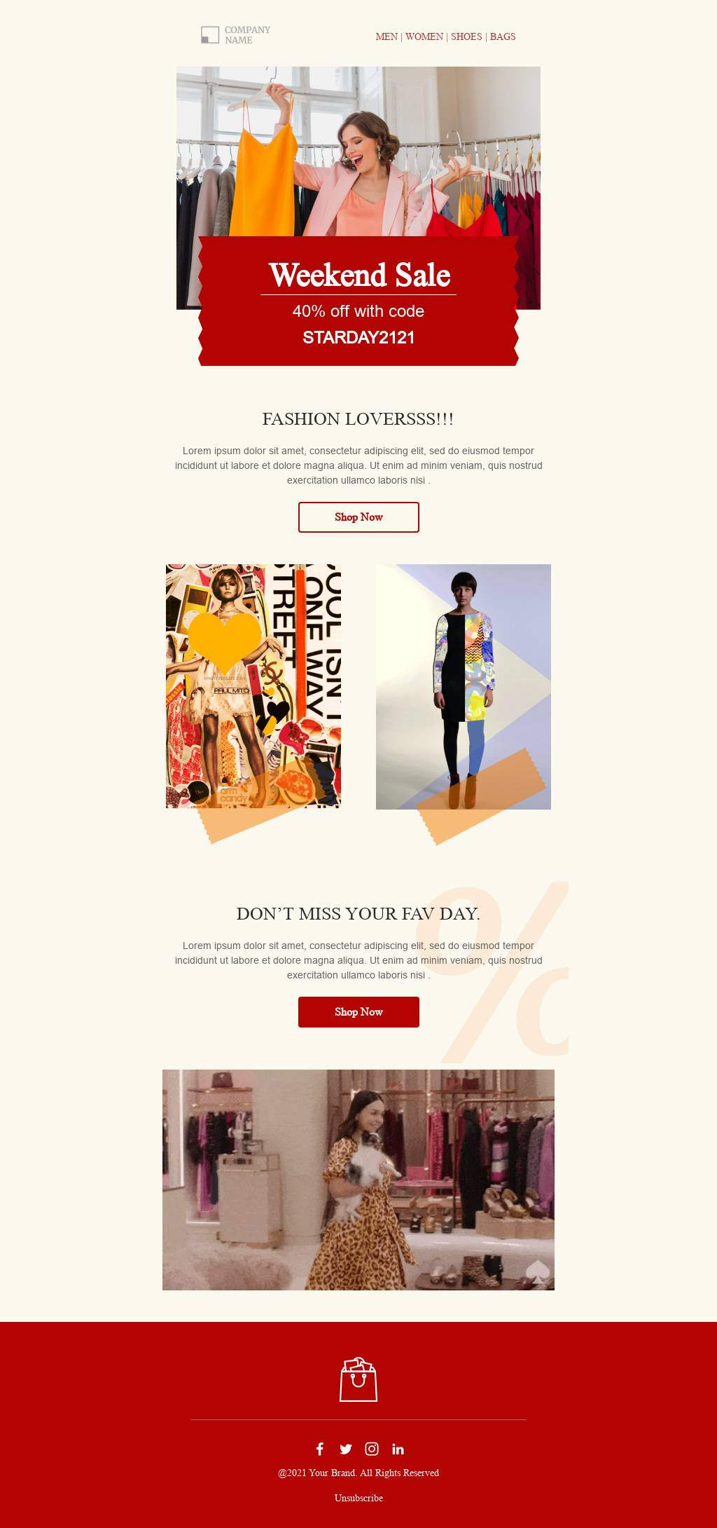 Weekend Sales