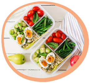 Food In Storage Containers Photo