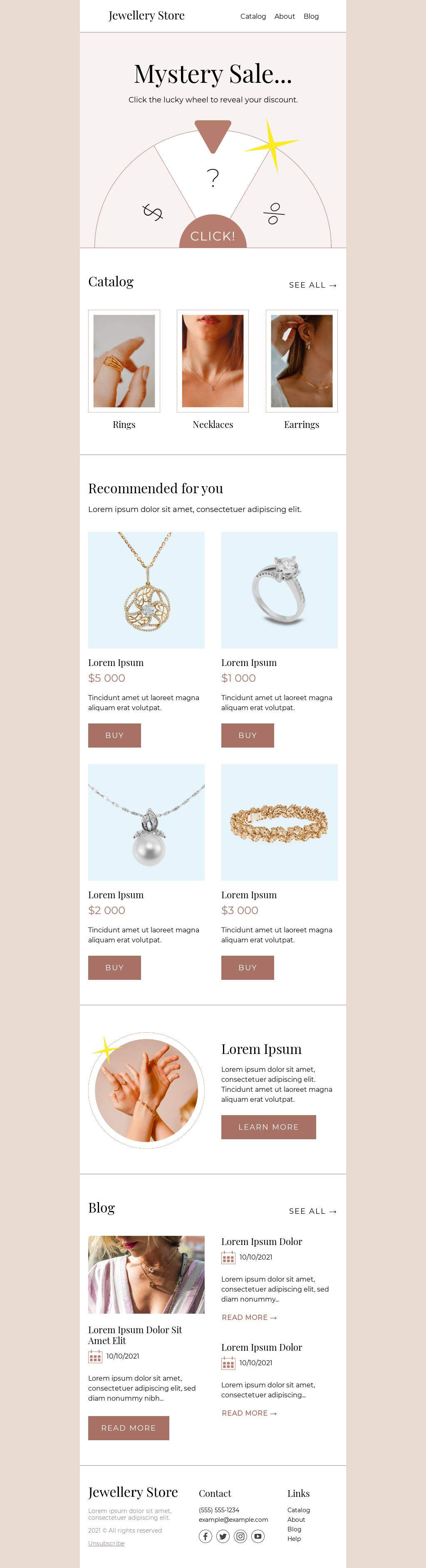 Mystery Template - Jewelry Store