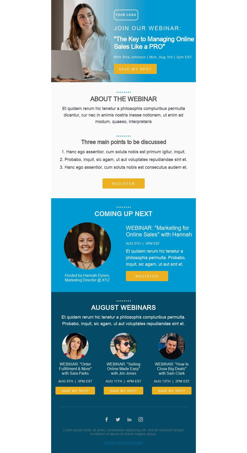 Marketing Webinar Invite