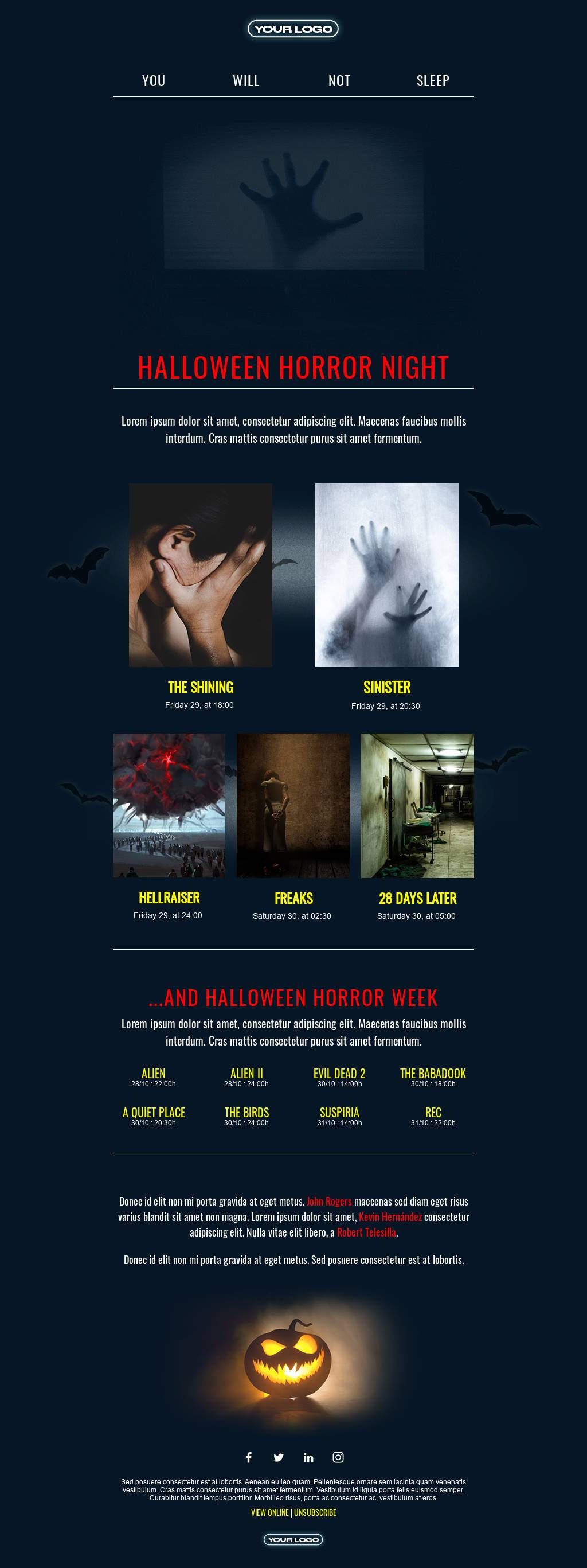 Halloween night