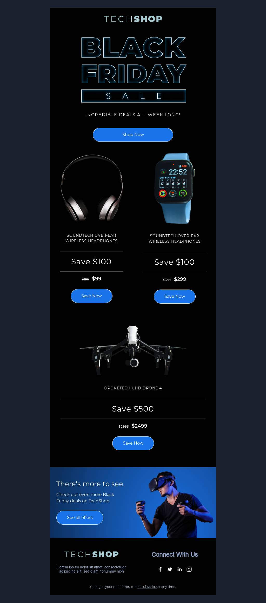 Black Friday Tech Retailer Sale