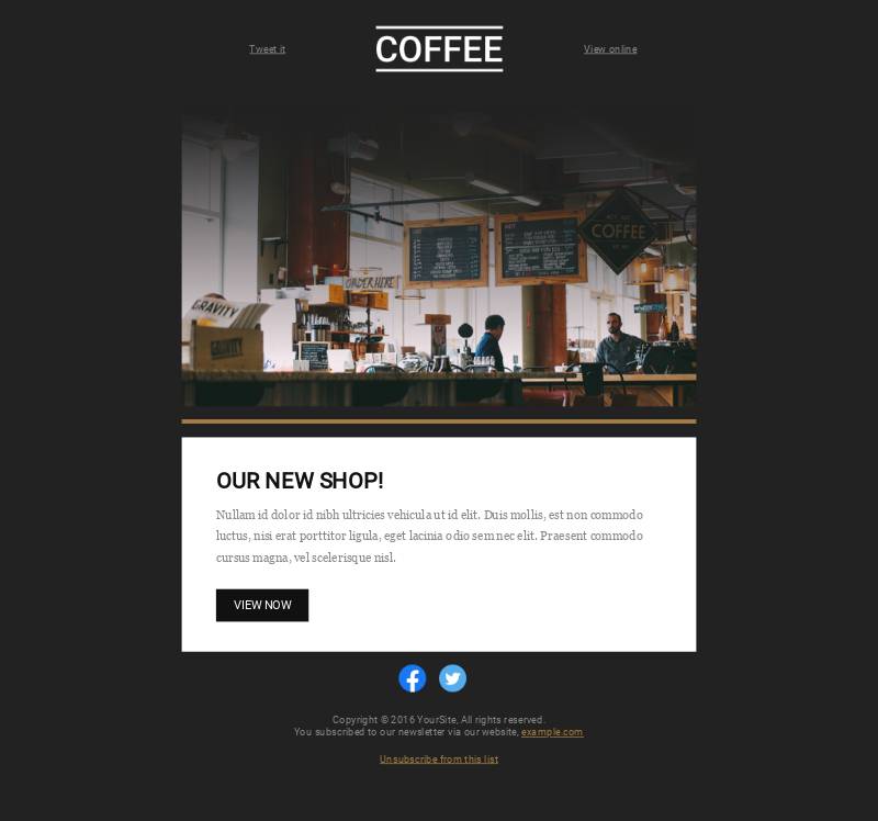 The Coffee Corner is Open