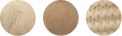 Circles with textures samples