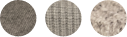 Circles with textures samples