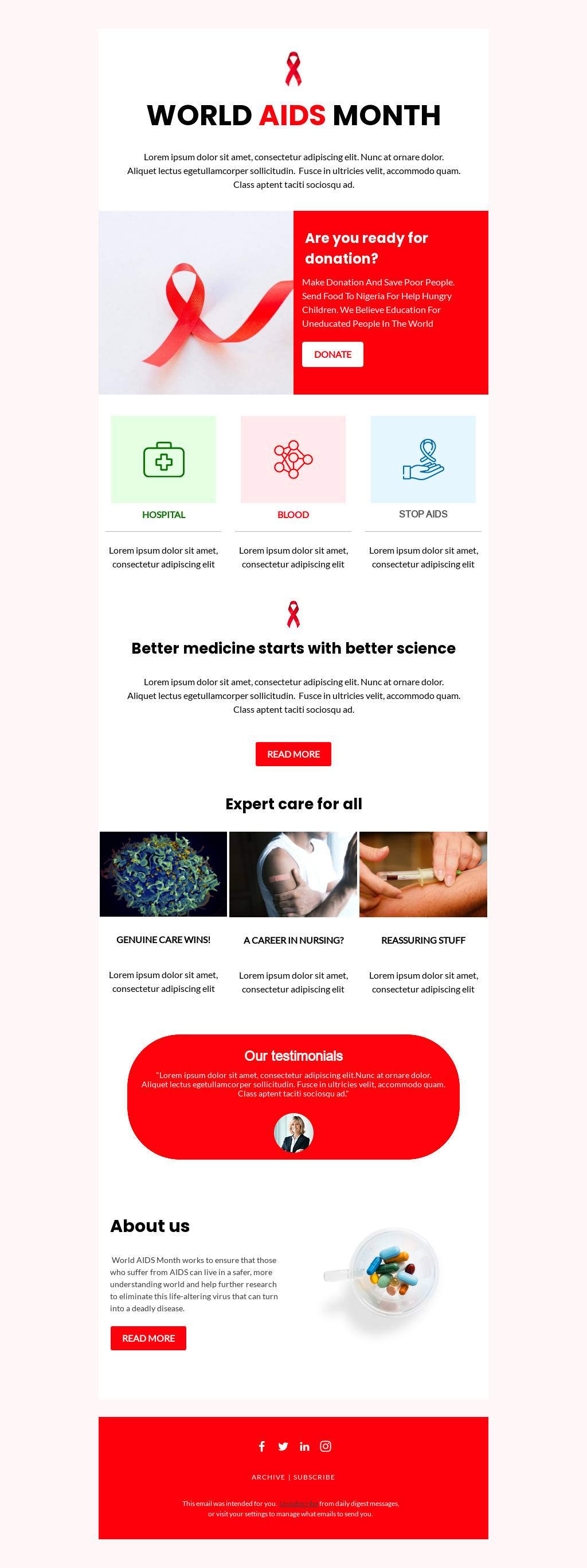 World AIDS Month Awareness