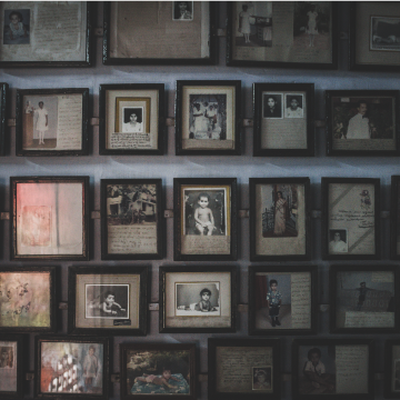 Old Photographs On Wall Photo