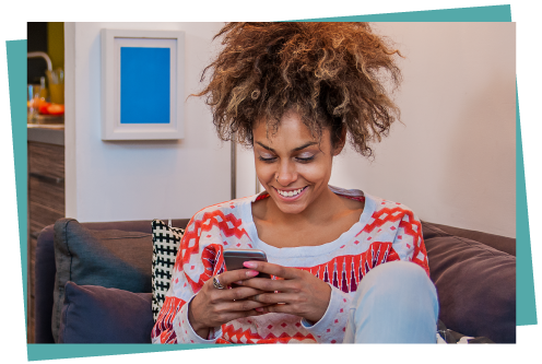 Woman Looking At Her Phone Photo