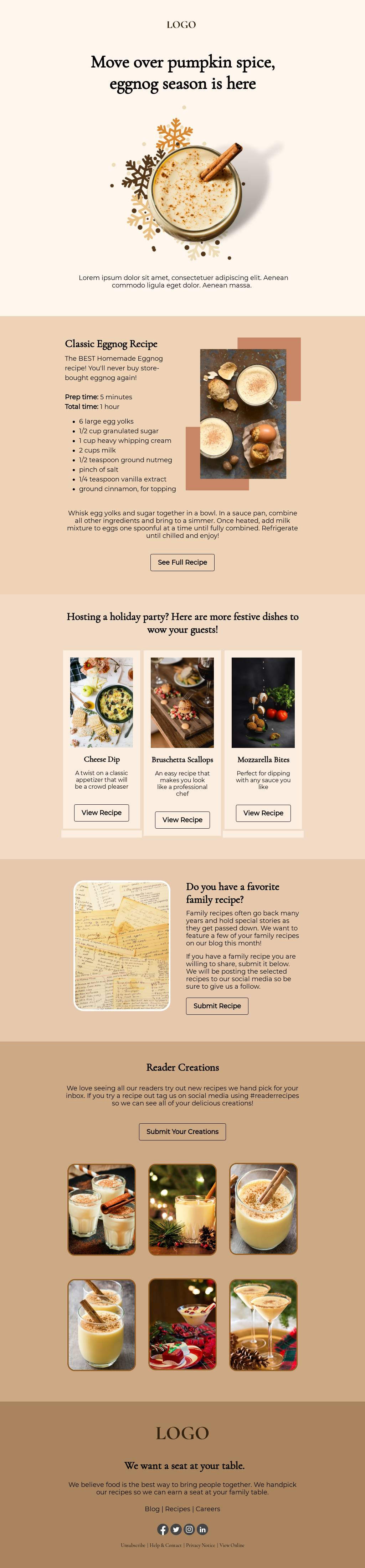 Eggnog Season Is Here Recipe