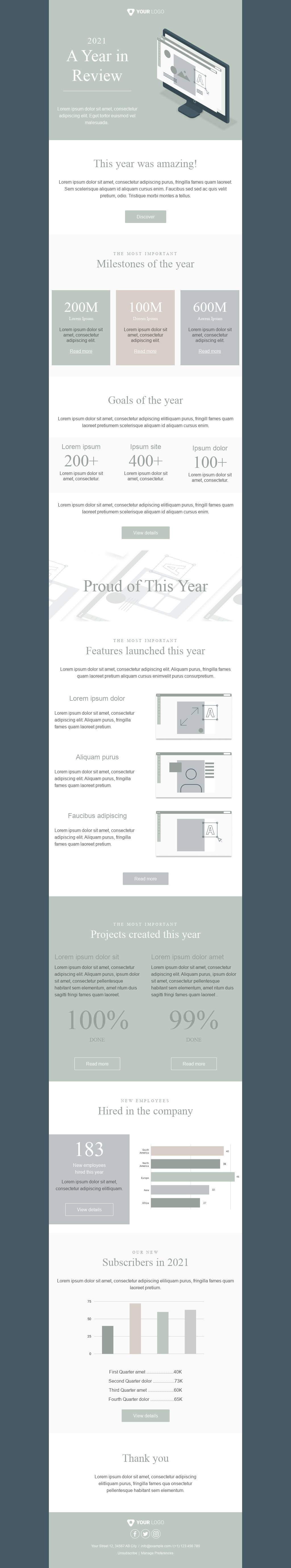 B2B Year in Review Mail