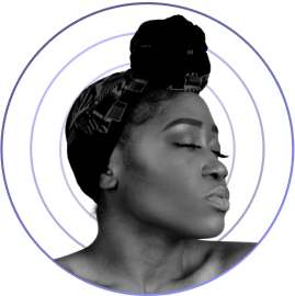 A young woman face Image