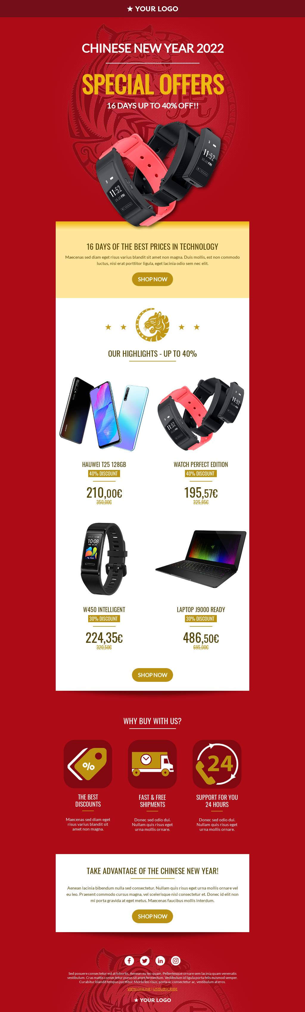 Chinese New Year Tech Sale