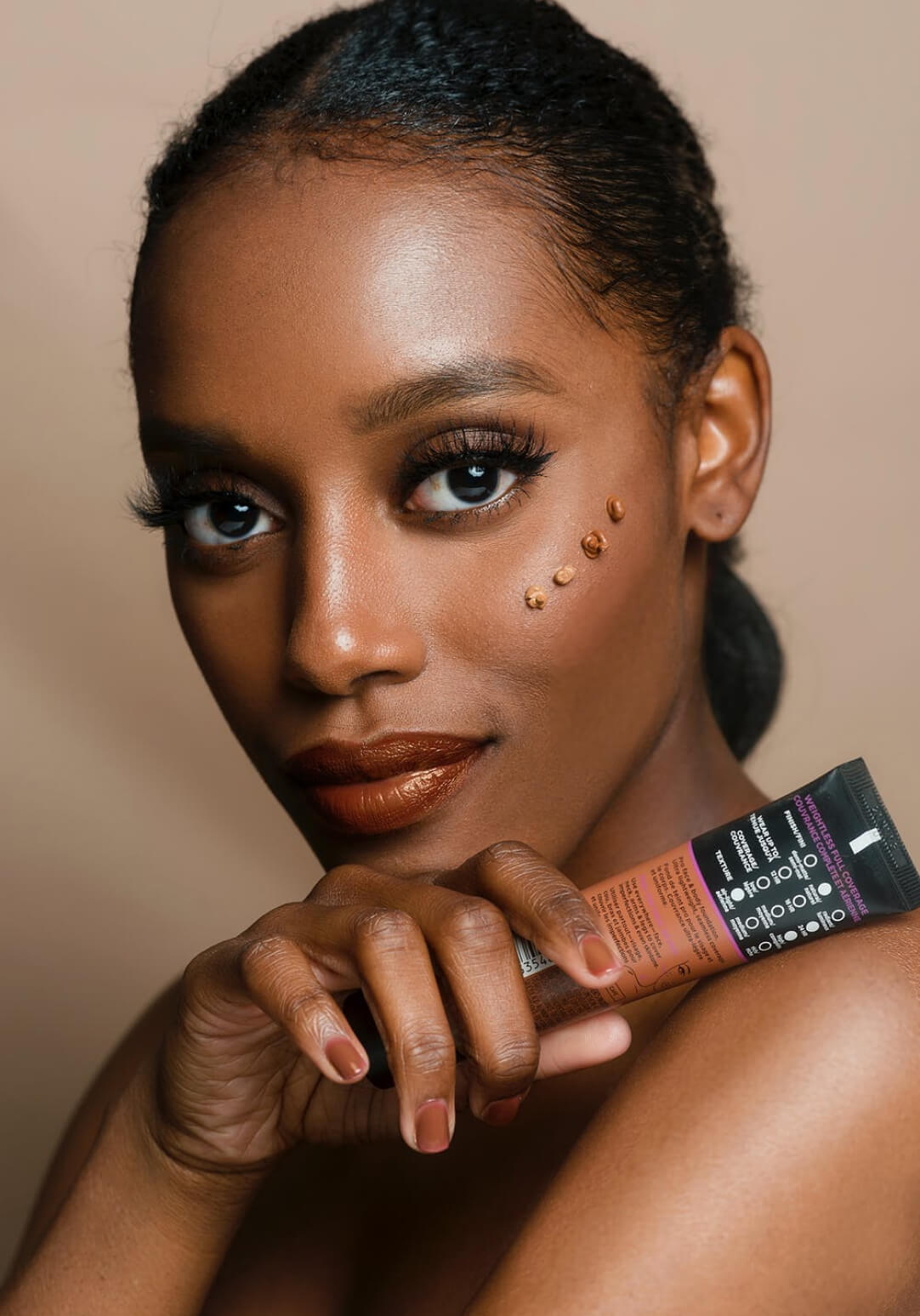 woman with make up