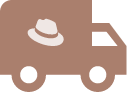 Shipping truck icon
