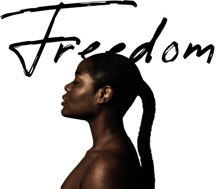 Woman with freedom