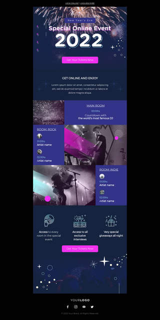 Music Email Templates Beefree Music Email Templates Beefree