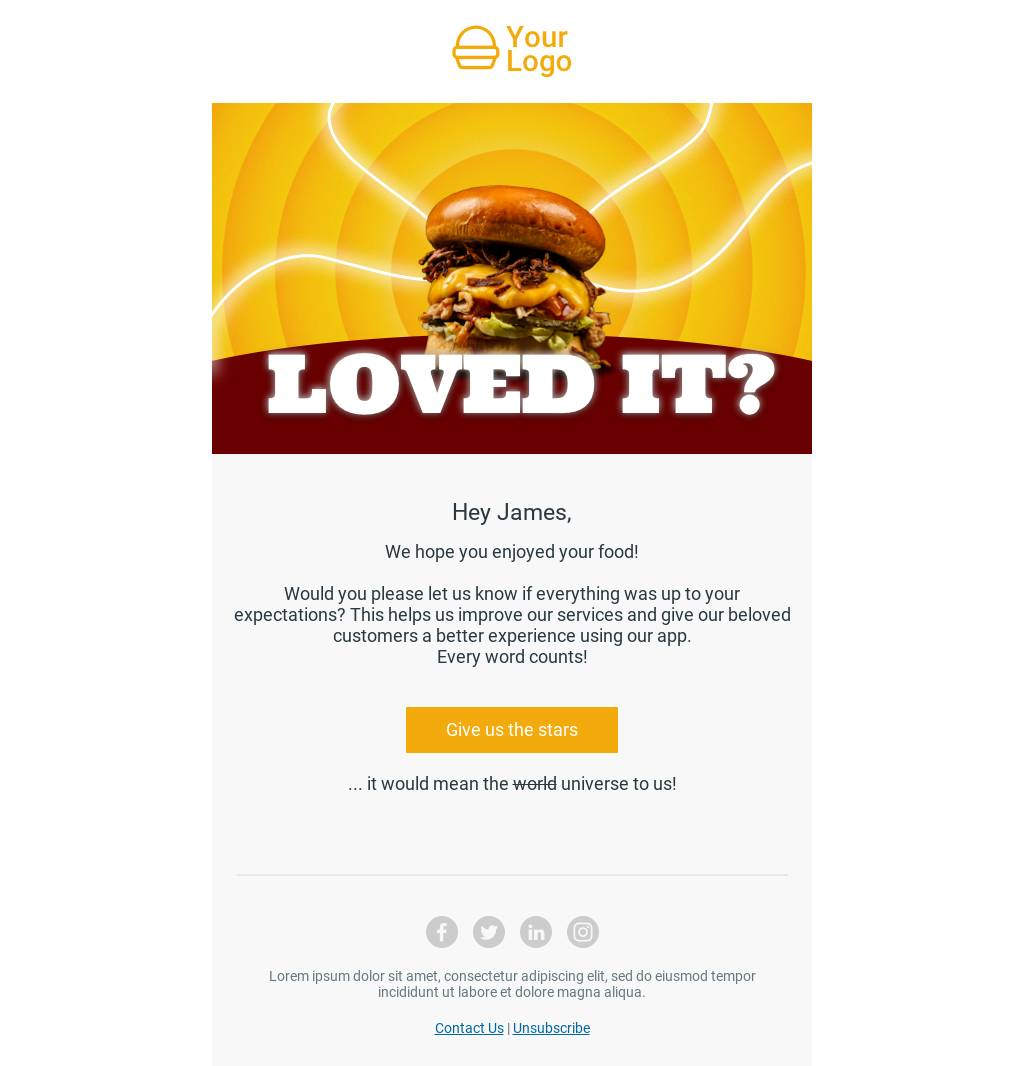 Loved It? Give us the stars!