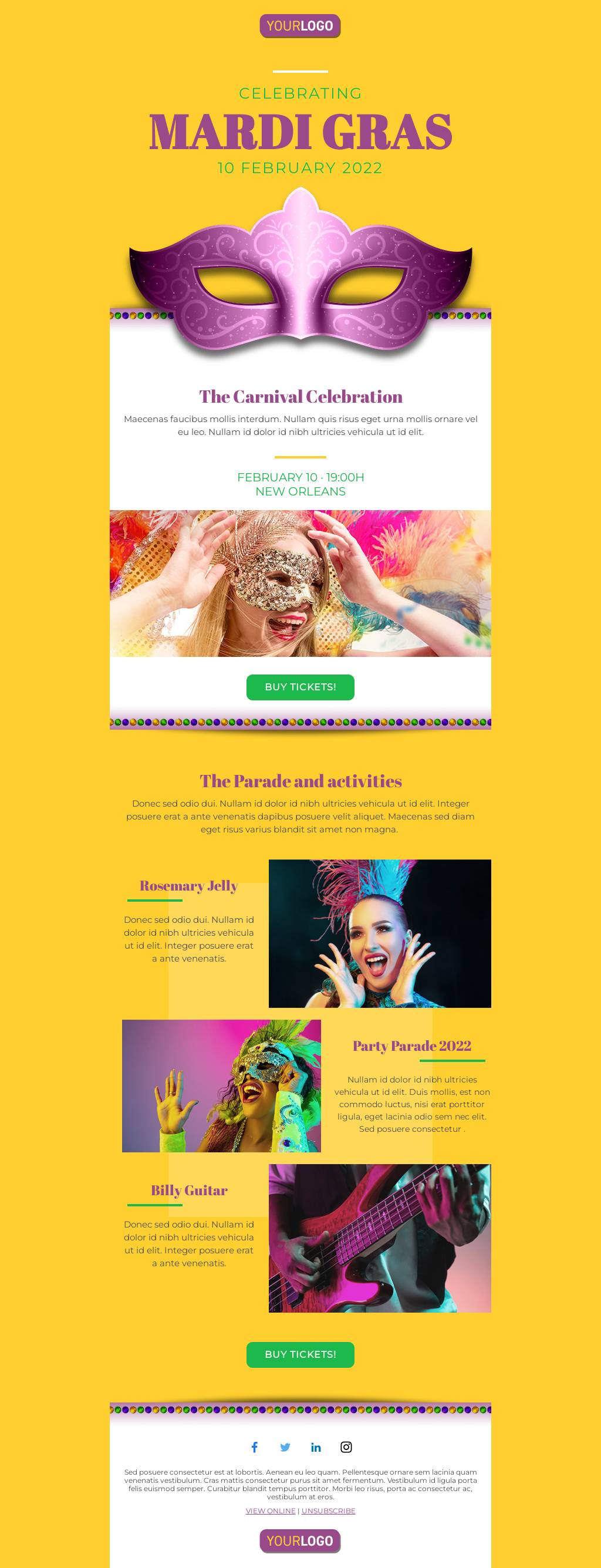 Mardi Gras events