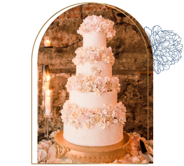 4 Tier Wedding Cake