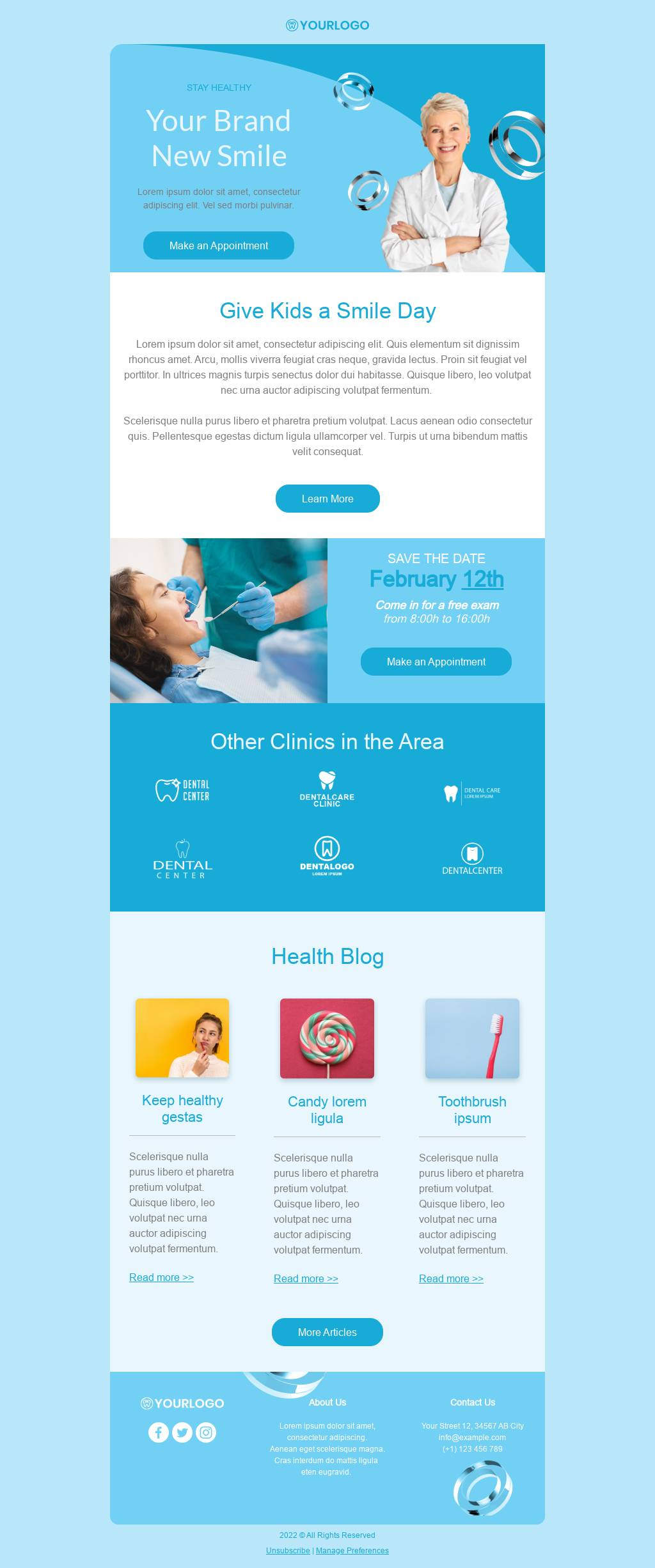 Give Kids Smile Day Email