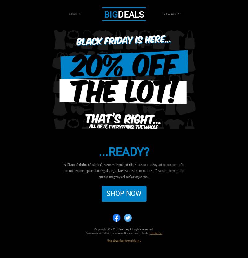 Big Deals For Black Friday