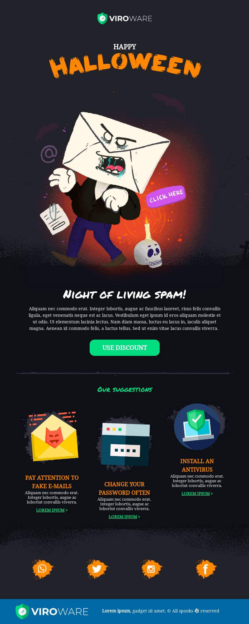 Halloween Anti-spam