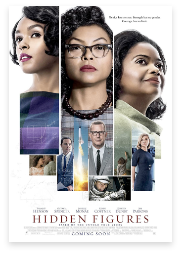 Hidden Figures movie poster