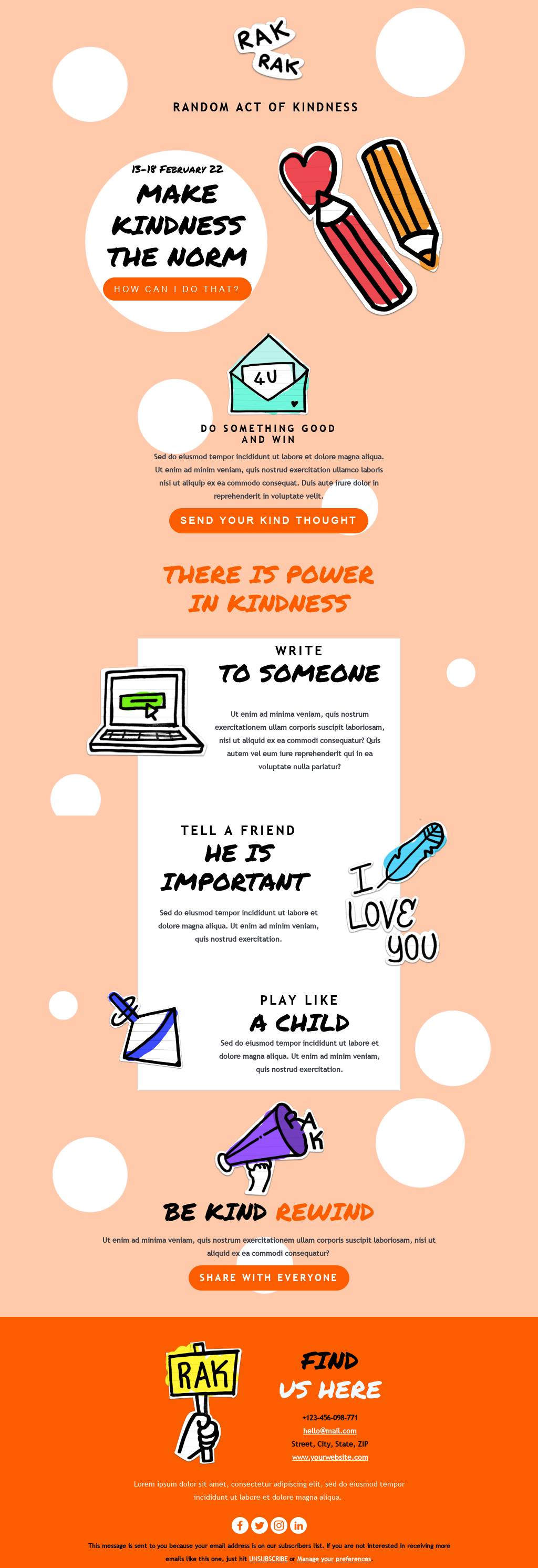 RAK - Make kindness the norm