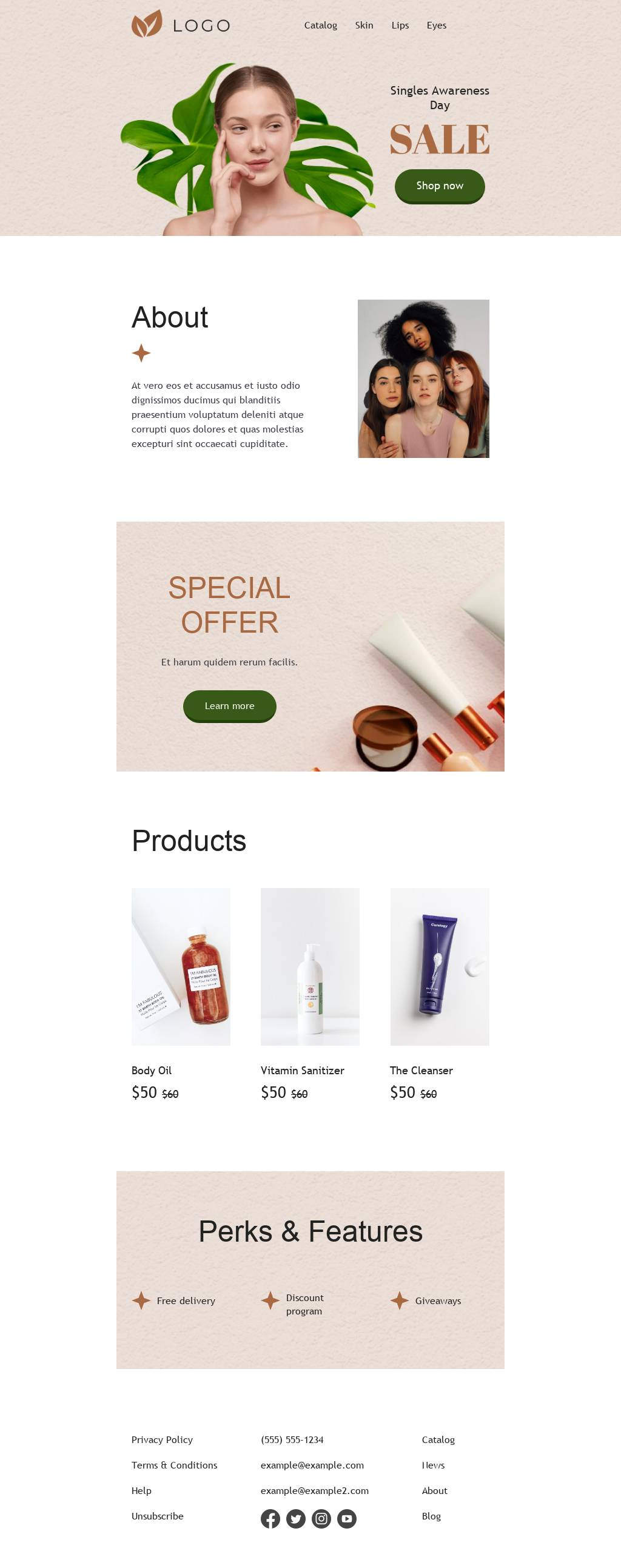 Singles Awareness Day Sale