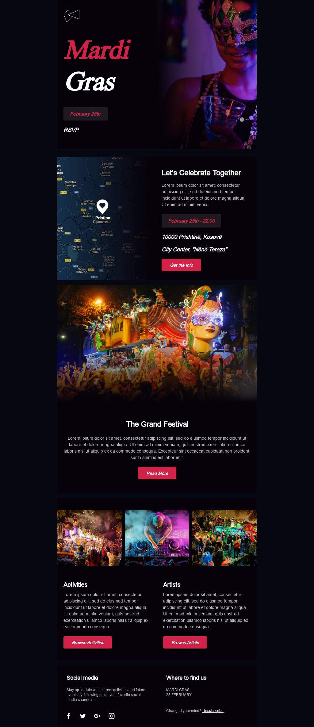 Celebrate Mardi Gras