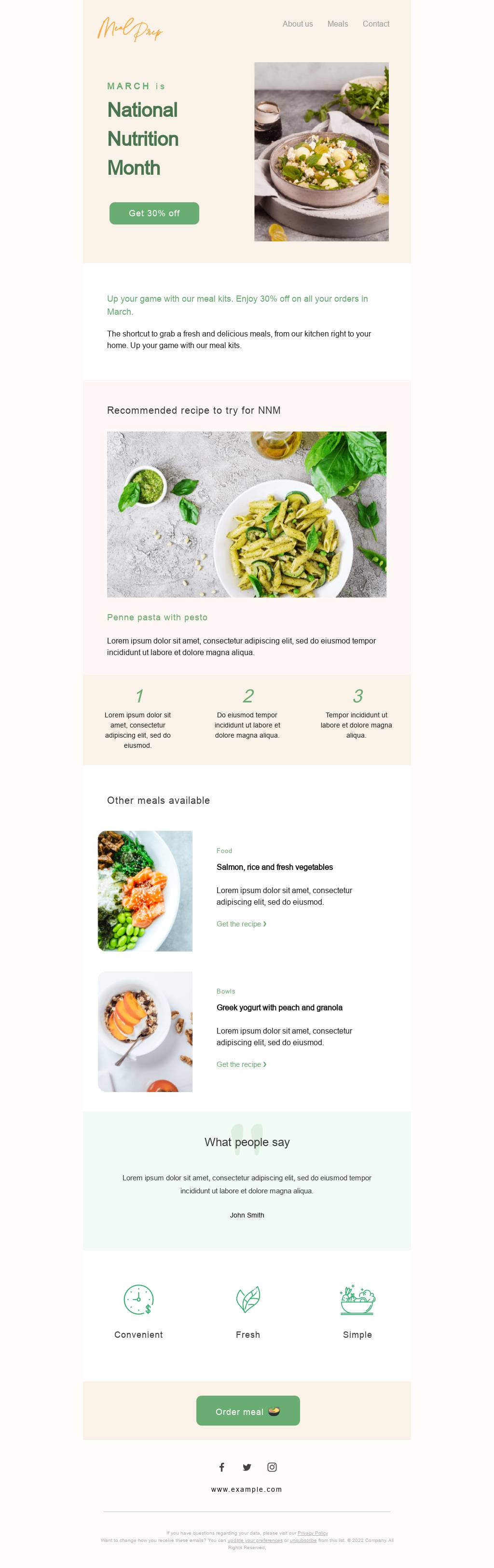 Up Your Game With Our Meal Kits