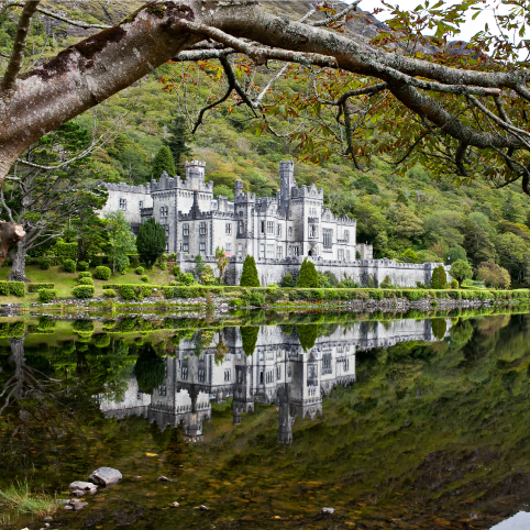Castle On River Bank Photo