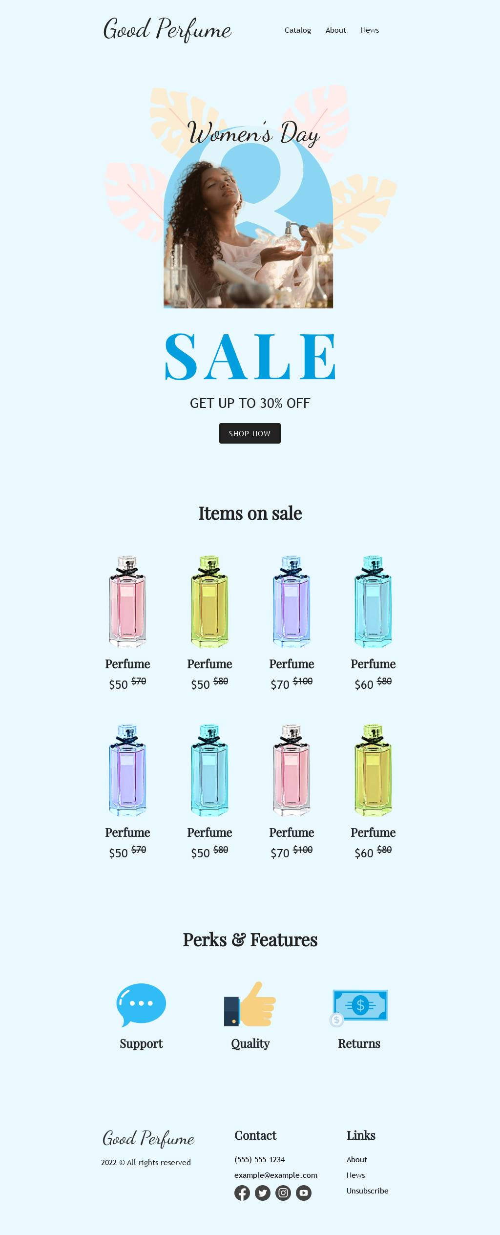 Women's Day Perfume Offer