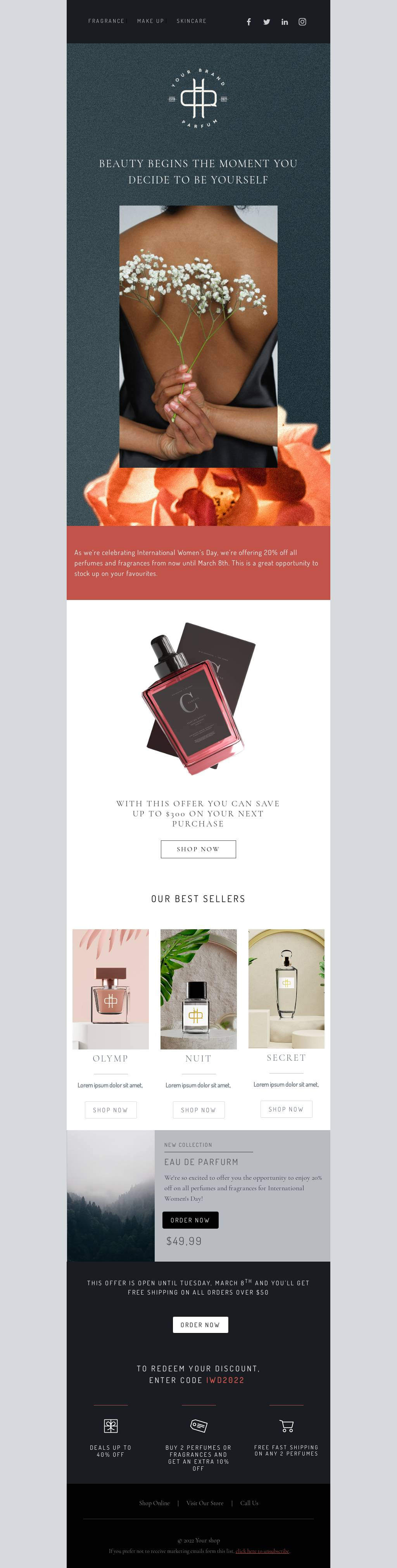 Fragrance for Women’s Day