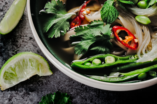 Assortment of fresh food