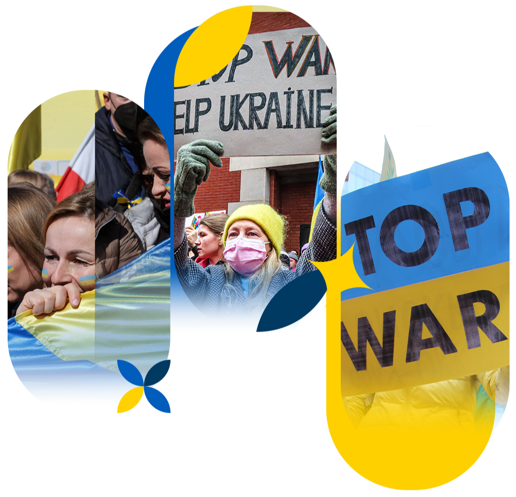 Ukraine support header