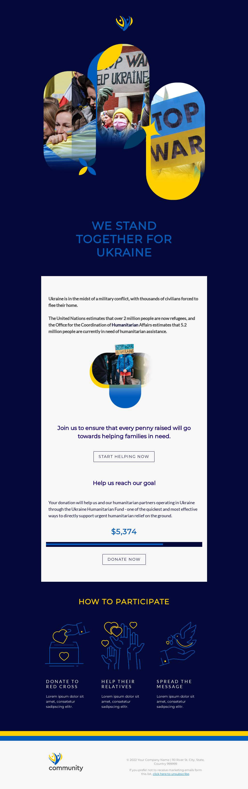 Fundraising campaign for Ukraine
