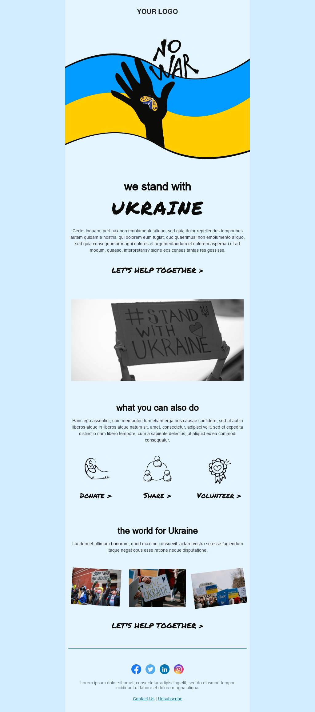 We Stand With Ukraine