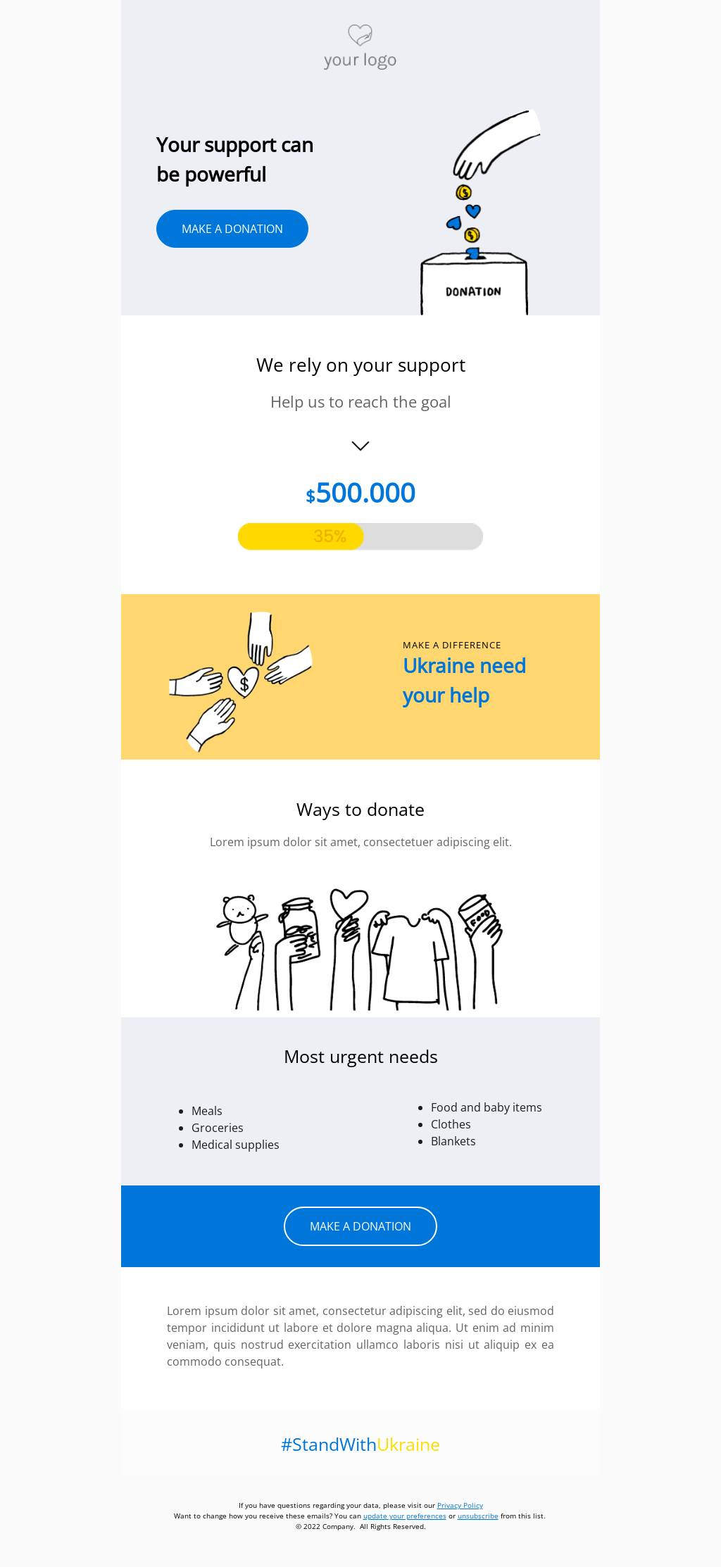 Fundraising for Ukraine