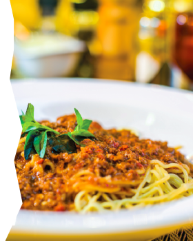 SPAGHETTI AL RAGù VEGETARIANO