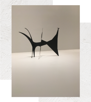 Abstract Black Sculpture