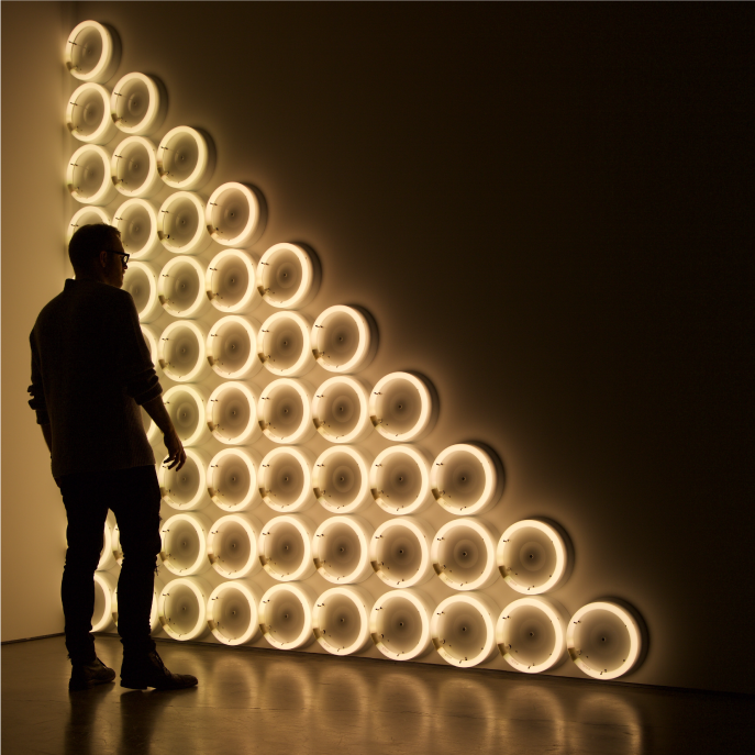 Ring Lights Art Installation