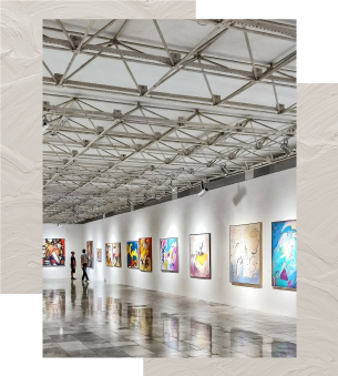 Gallery With Paintings