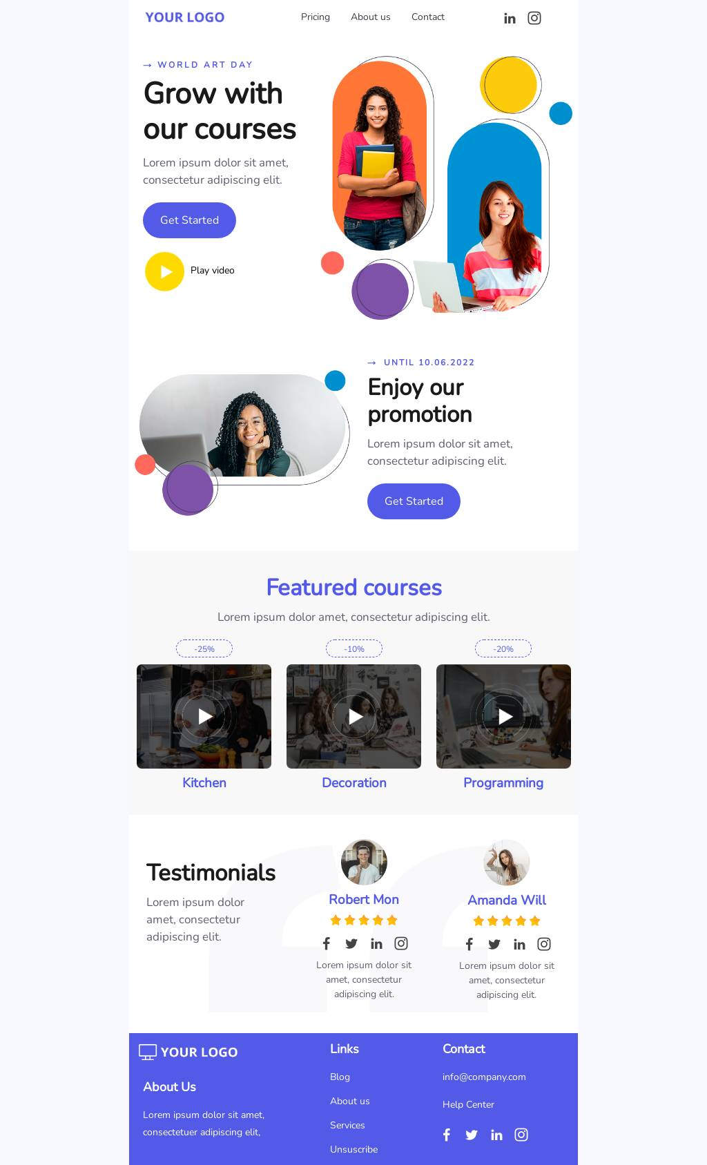 Grow With Our Courses