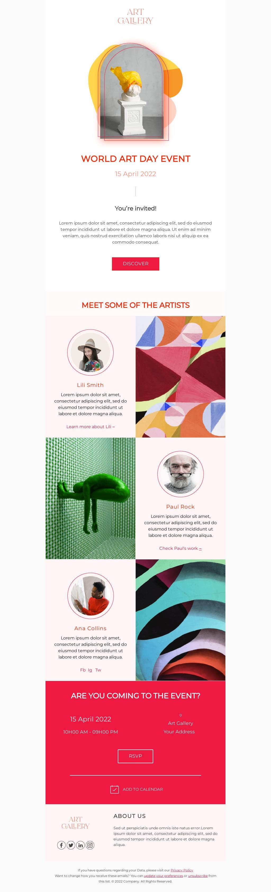 Celebrate World Art Day Event