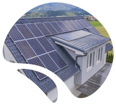 Solar Panels On Roof Photo