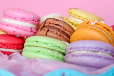 Colorful macarons